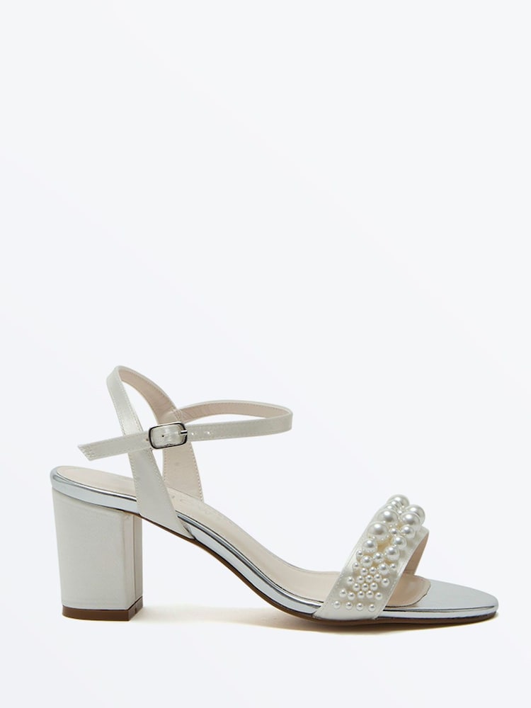 Rainbow Club Cream Clara Mid Sandals - Image 1 of 4
