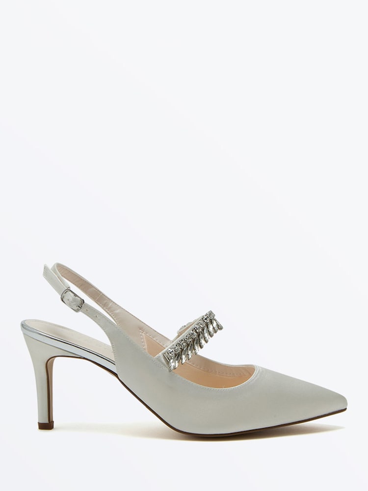 Rainbow Club Cream Freya Mid Stiletto Shoes - Image 1 of 4