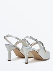 Rainbow Club Cream Freya Mid Stiletto Shoes - Image 3 of 4