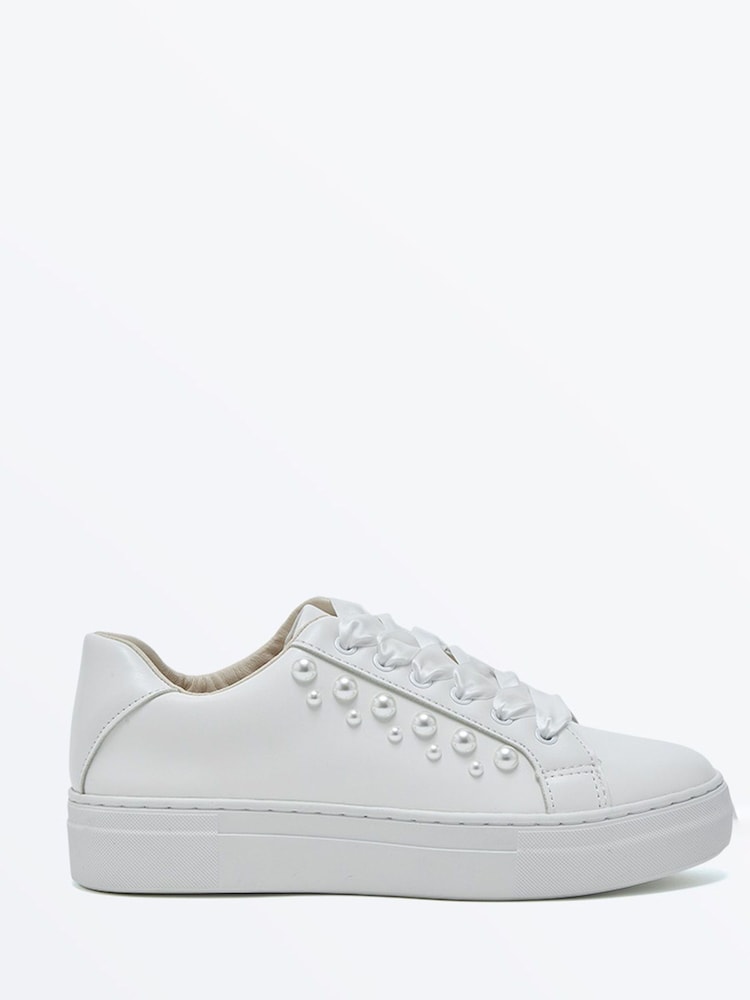 Rainbow Club Cream Aphaea Trainers - Image 1 of 4