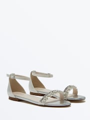 Rainbow Club Cream Amyla Flat Sandals - Image 2 of 4