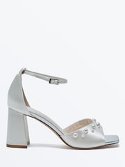 Rainbow Club Silver Maya Mid Sandals - Image 1 of 4