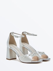 Rainbow Club Silver Maya Mid Sandals - Image 2 of 4