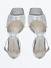 Rainbow Club Silver Maya Mid Sandals - Image 4 of 4