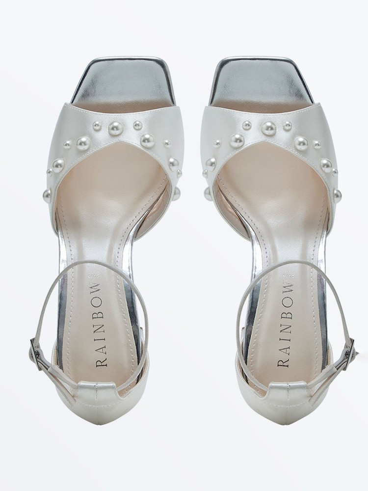 Rainbow Club Silver Maya Mid Sandals - Image 4 of 4