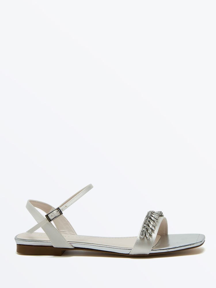 Rainbow Club Cream Freya Flat Sandals - Image 1 of 4