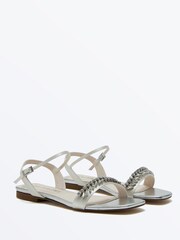 Rainbow Club Cream Freya Flat Sandals - Image 2 of 4