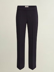 Hobbs Blue Petite Mel Wide Leg Trousers - Image 4 of 4
