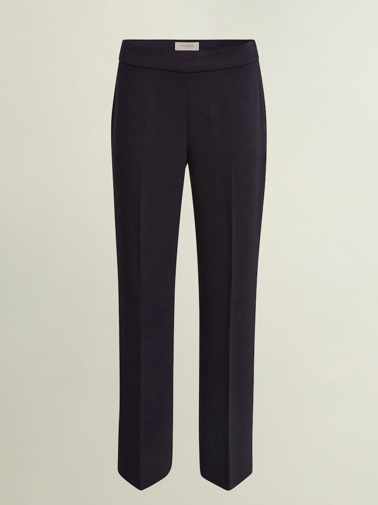 Hobbs Blue Petite Mel Wide Leg Trousers - Image 4 of 4