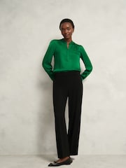 Hobbs Green Jade Blouse - Image 3 of 4