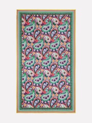 Boden Blue Printed Sarong Scarf - Image 2 of 2