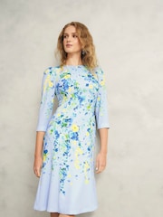 Hobbs Blue Honour Dress - Image 3 of 5