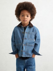 Reiss Mid Blue Herman Jacket - Image 2 of 4