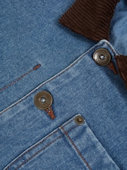Reiss Mid Blue Herman Jacket - Image 4 of 4