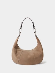 Osprey London Natural The Phoenix Suede Hobo Bag - Image 2 of 3
