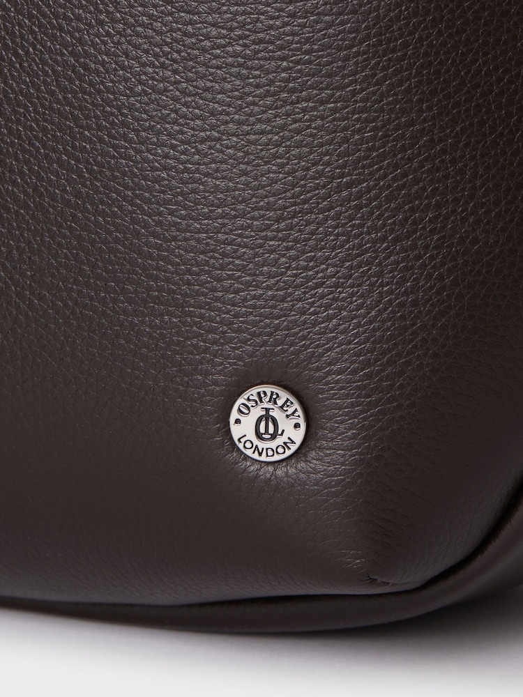 Osprey London The Venture Leather Brown Backpack - Image 6 of 6