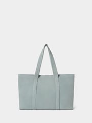 Osprey London Grey The Large Suede Shopper Bag - Image 2 of 5