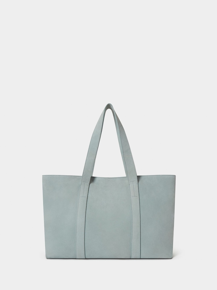 Osprey London Grey The Large Suede Shopper Bag - Image 2 of 5