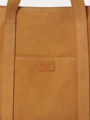 Osprey London Grey The Large Suede Shopper Bag - Image 1 of 5