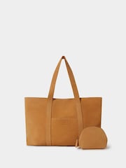 Osprey London Grey The Large Suede Shopper Bag - Image 5 of 5