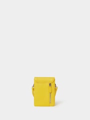 Osprey London Yellow The Madison Leather Phone Bag - Image 2 of 5
