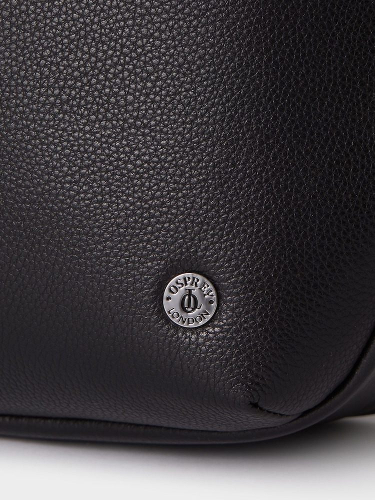 Osprey London The Venture Leather Black Backpack - Imagen 6 de 6