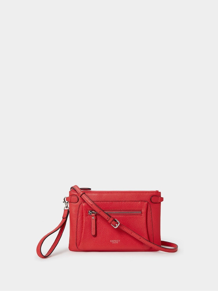 Osprey London The Ruby Leather Cross-Body Bag - Image 1 of 5 Osprey London The Ruby Leather Cross-Body Bag - Image 1 of 5