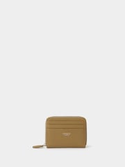 Osprey London Orange The Lyra Small Zip Leather Purse - Image 1 of 5