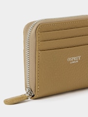 Osprey London Orange The Lyra Small Zip Leather Purse - Image 5 of 5