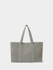 Osprey London Grey The Large Suede Shopper Bag - Image 2 of 5