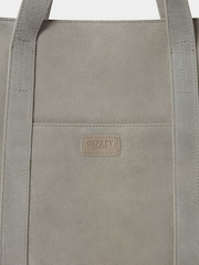 Osprey London Grey The Large Suede Shopper Bag - Image 4 of 5