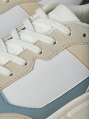 JACK & JONES Cream Aspire Runner Trainers - Image 4 of 5