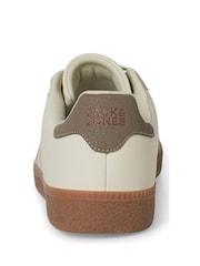 JACK & JONES Cream Valencia Trainers - Image 2 of 2