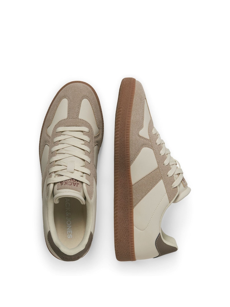 JACK & JONES Cream Valencia Trainers - Image 3 of 6