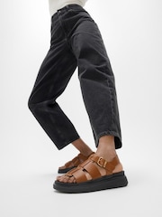 FitFlop Gen-FF Fisherman Brown Sandals - Image 1 of 1