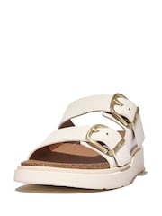 FitFlop Gen-FF Buckle White Slides - Image 2 of 5