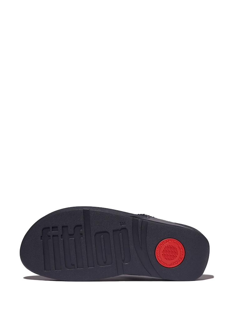 FitFlop Blue Lulu Toe Post Hotfix Sandals - Image 3 of 3 FitFlop Blue Lulu Toe Post Hotfix Sandals - Image 3 of 3