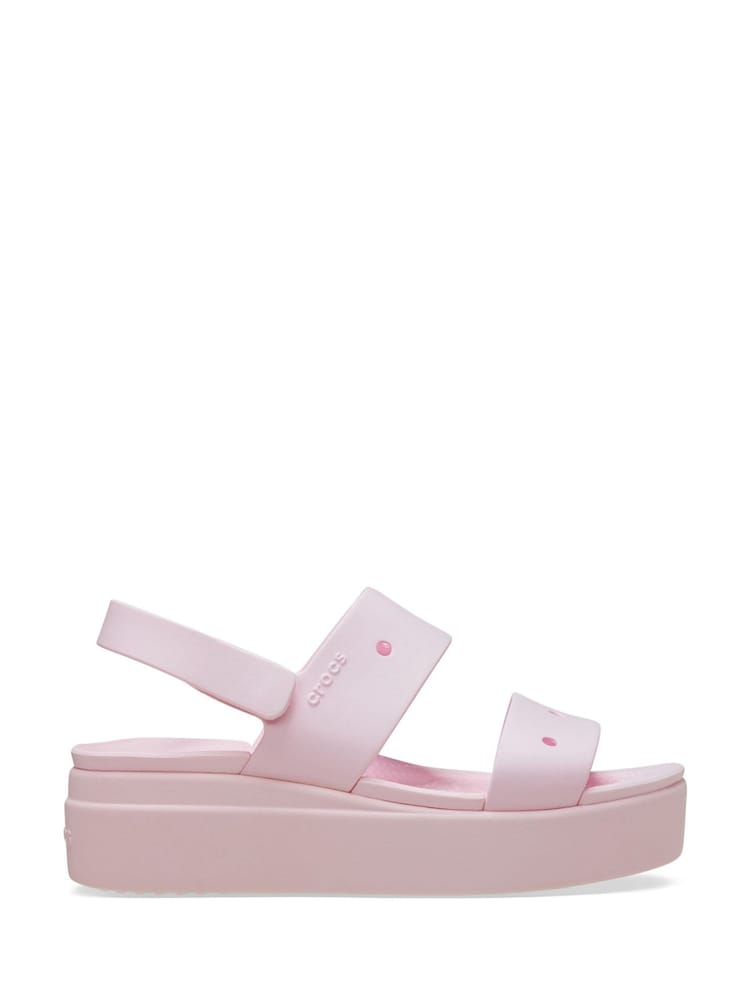 Crocs Pink Brooklyn 4U Wedges - Image 1 of 4