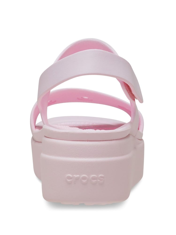 Crocs Pink Brooklyn 4U Wedges - Image 3 of 4