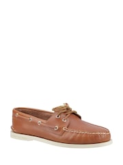 Sperry Brown Authentic 2 Eye Boat Shoes - Image 2 of 4