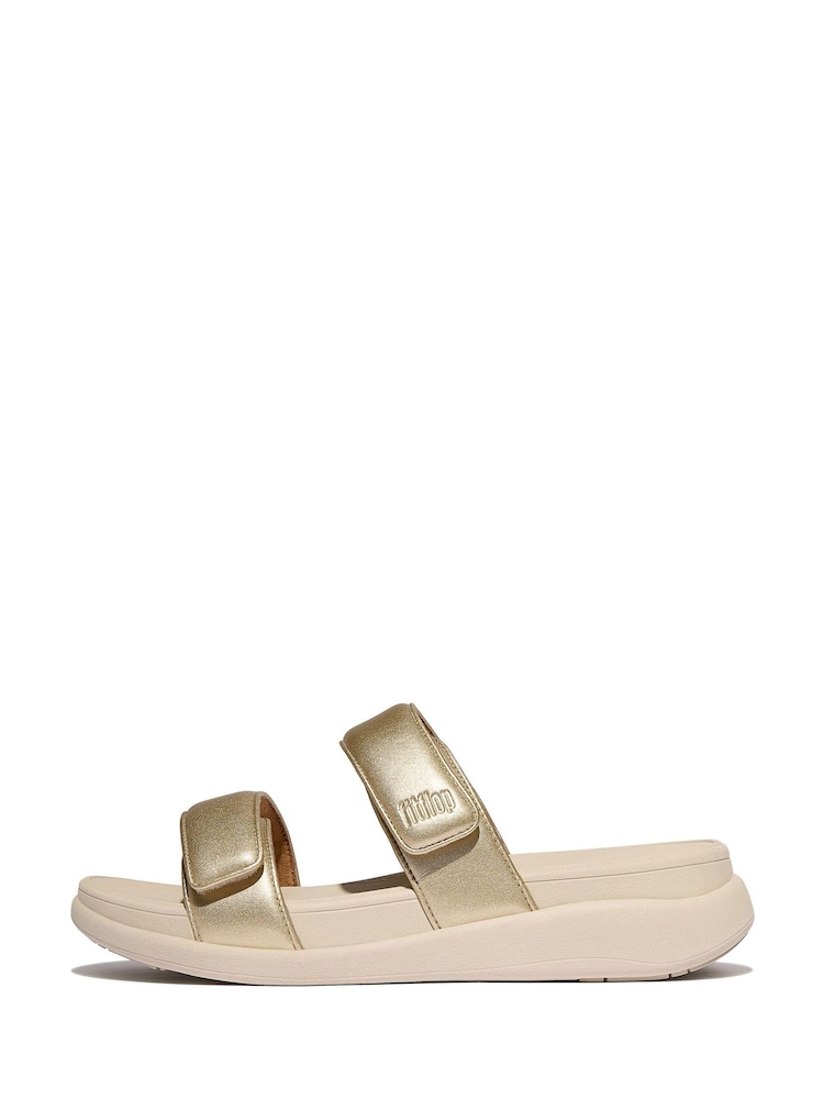 FitFlop F-Mode Go Gold Sandals - Image 2 of 3