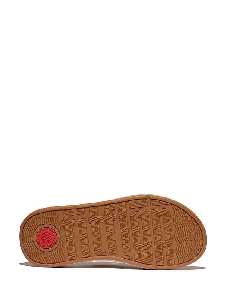 F-Mode Toe Post Brown Espadrilles - Image 3 of 3