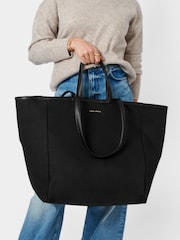 Katie Loxton Black Oversized Nylon Luxe Tote Bag - Image 4 of 4