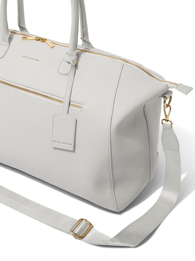 Katie Loxton Grey Chelsea Weekend Bag - Image 2 of 5 Katie Loxton Grey Chelsea Weekend Bag - Image 2 of 5