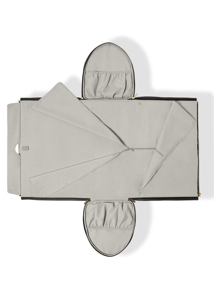 Katie Loxton Black Fold Out Garment Weekend Bag - Image 2 of 6