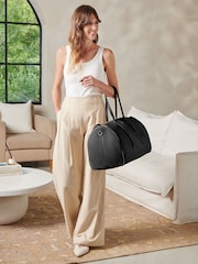 Katie Loxton Black Fold Out Garment Weekend Bag - Image 6 of 6