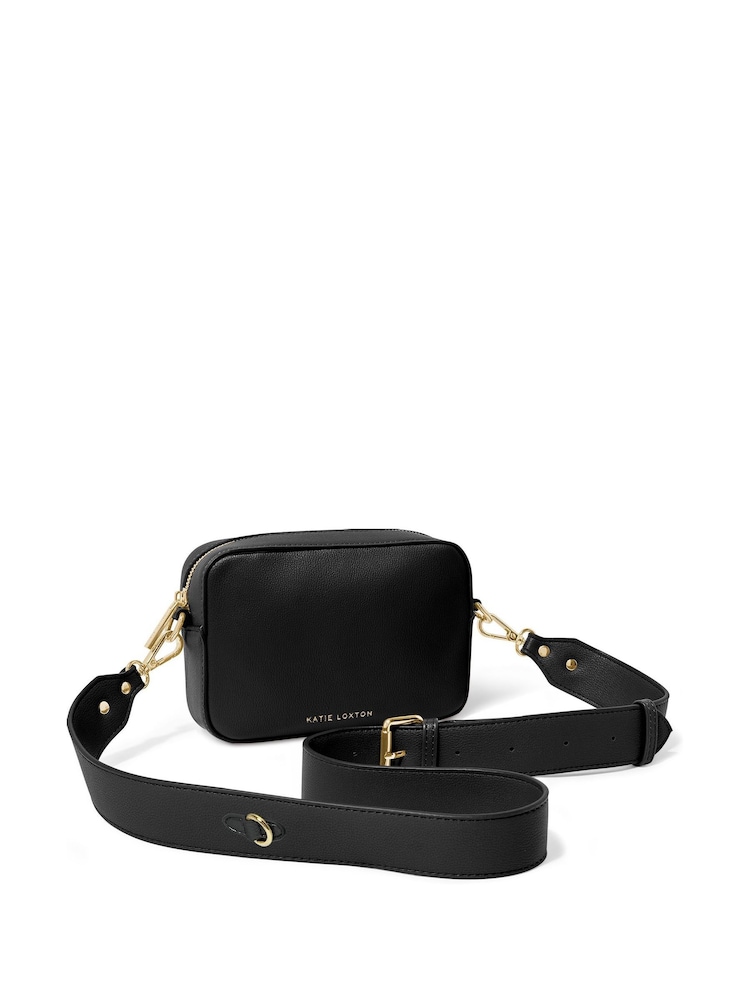 Katie Loxton Black Zana Mini Cross-Body Bag - Image 1 of 4