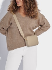 Katie Loxton Cream Zana Mini Crossbody Bag - Image 1 of 4