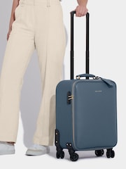 Katie Loxton Blue Oxford Cabin Suitcase - Image 1 of 5