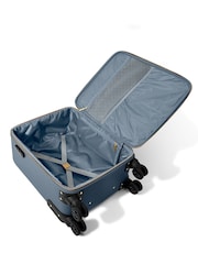 Katie Loxton Blue Oxford Cabin Suitcase - Image 3 of 5
